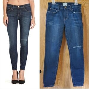 Current Elliott The Stilletto In Typhoon Destroy Stretch Cotton Blend Size 27